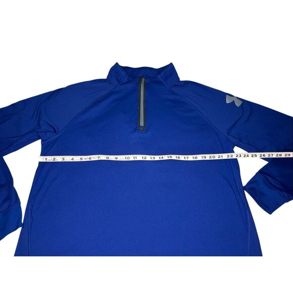 Under Armour Training Combine 1/4 zip in royal blue - 2X - Picture 6 of 8